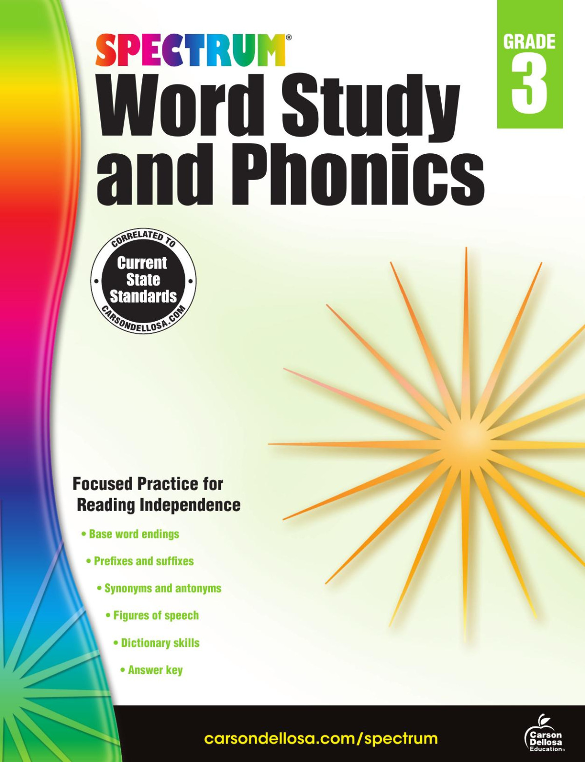 Spectrum Word Study And Phonics 3 Spectrum Spectrum