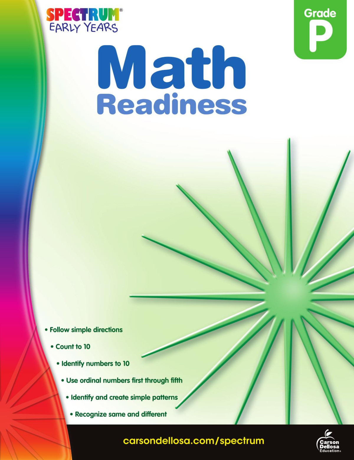 Math Readiness Workbook Grade Pk Spectrum