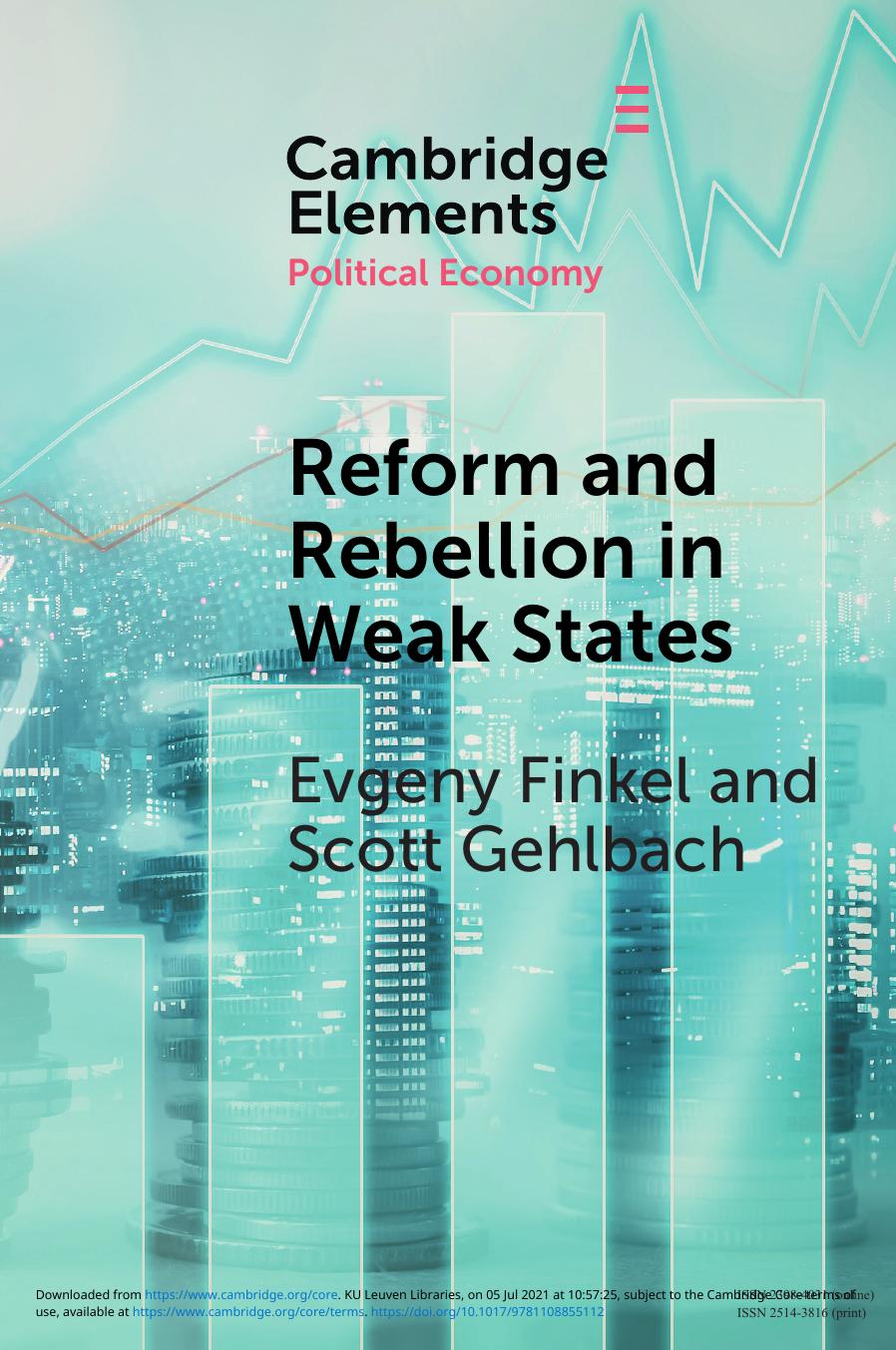 Reform And Rebellion In Weak States Evgeny Finkel Scott Gehlbach