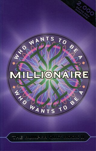 Who Wants To Be A Millionaire Bumper Quiz Book 2 Celador