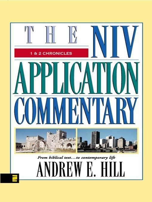 1 2 Chronicles Andrew E Hill Hill Andrew E