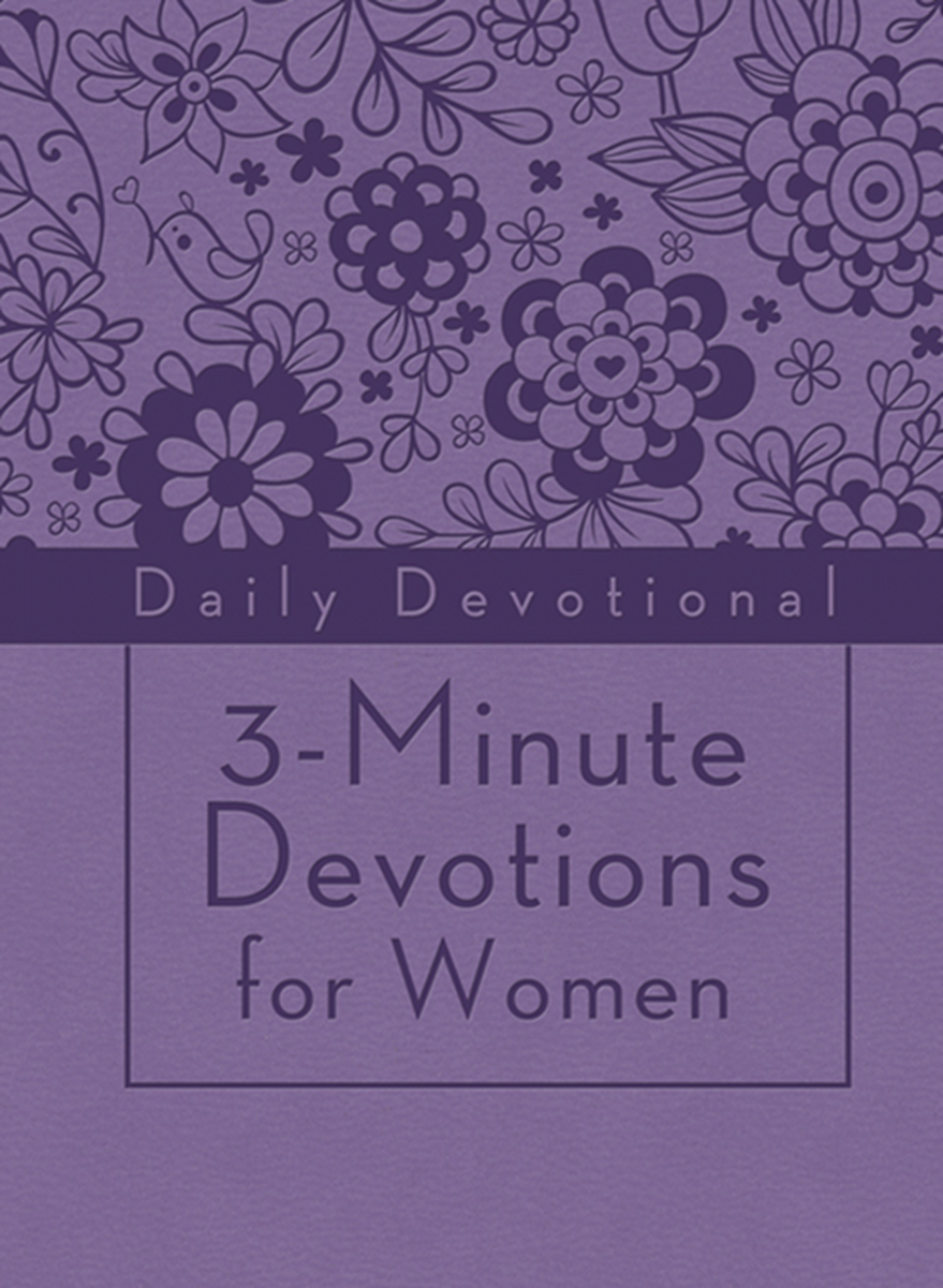 3minute Devotions For Women Daily Devotional Purple Compiled By Barbour Staff Staff