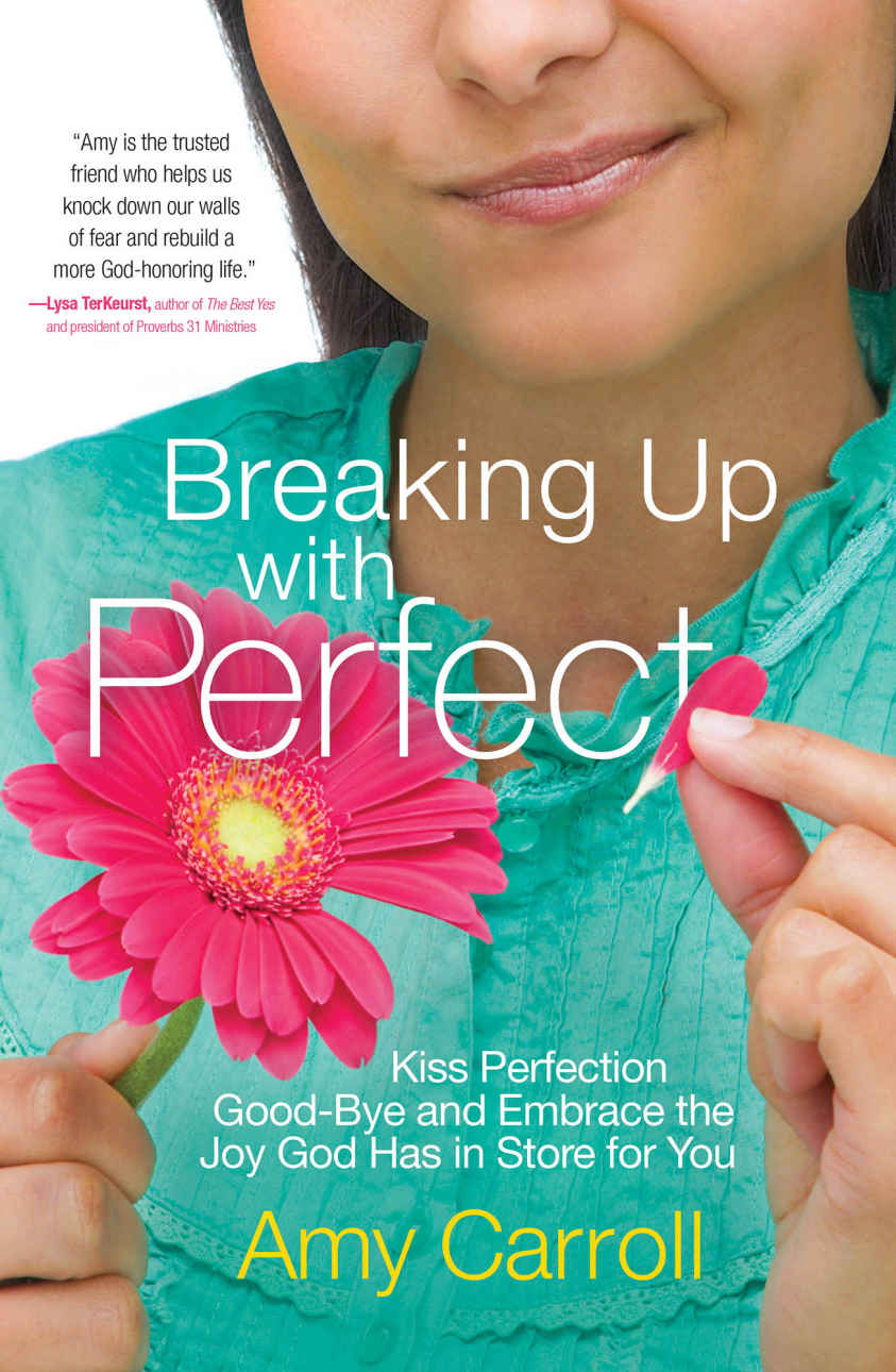 Breaking Up With Perfect Kiss Perfection Goodbye And Embrace The Joy God Has In Store For You Amy Carroll Carroll