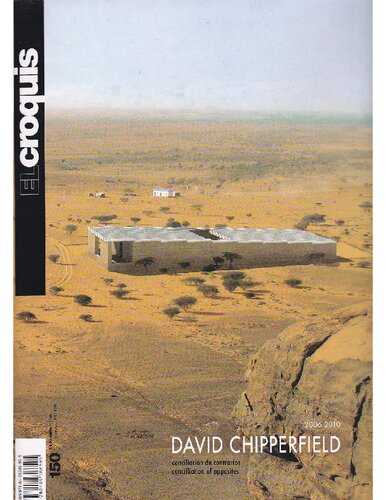 El Croquis 150 David Chipperfield 20062010 Inclomplete El Croquis