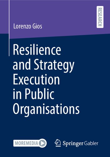 Resilience And Strategy Execution In Public Organisations Lorenzo Gios