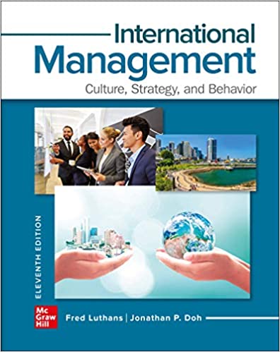 International Management Culture Strategy And Behavior 11th Edition Fred Luthans