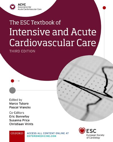 The Esc Textbook Of Intensive And Acute Cardiovascular Care 3rd Edition Marco Tubaro Editor