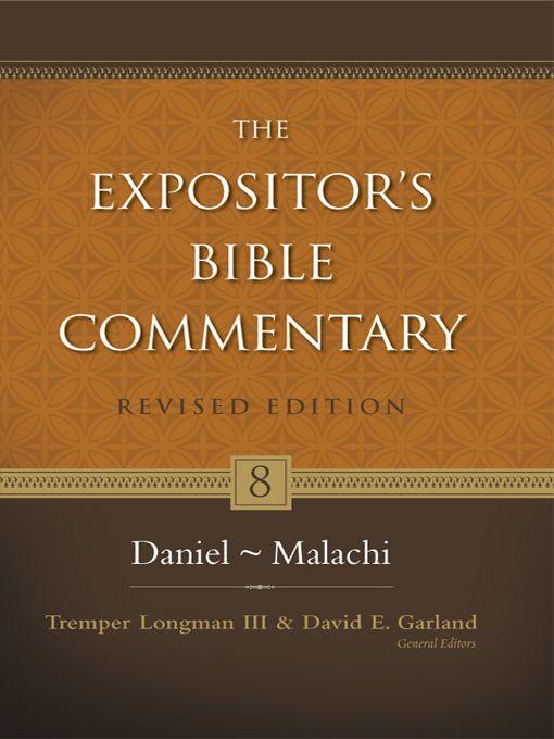 Danielmalachi Tremper Longman David E Garland Longman