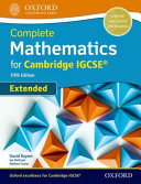 Complete Mathematics For Cambridge Igcse R 5th Revised Edition David Rayner