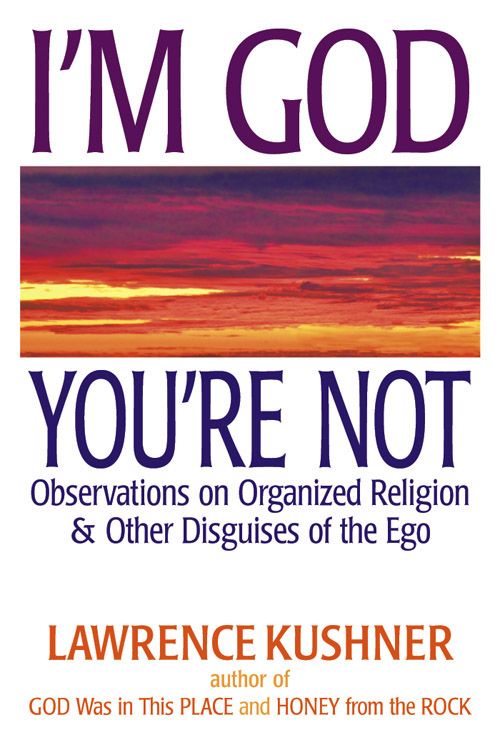 Im God Youre Not Observations On Organized Religion Other Disguises Of The Ego Lawrence Kushner Kushner