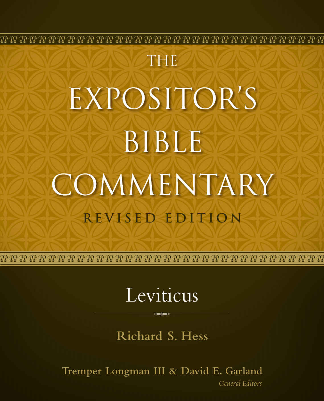 Leviticus Ebc Richard Hess Hess Richard