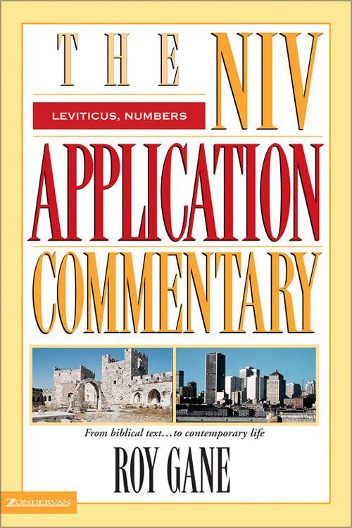 Leviticus Numbers Roy Gane Gane Roy