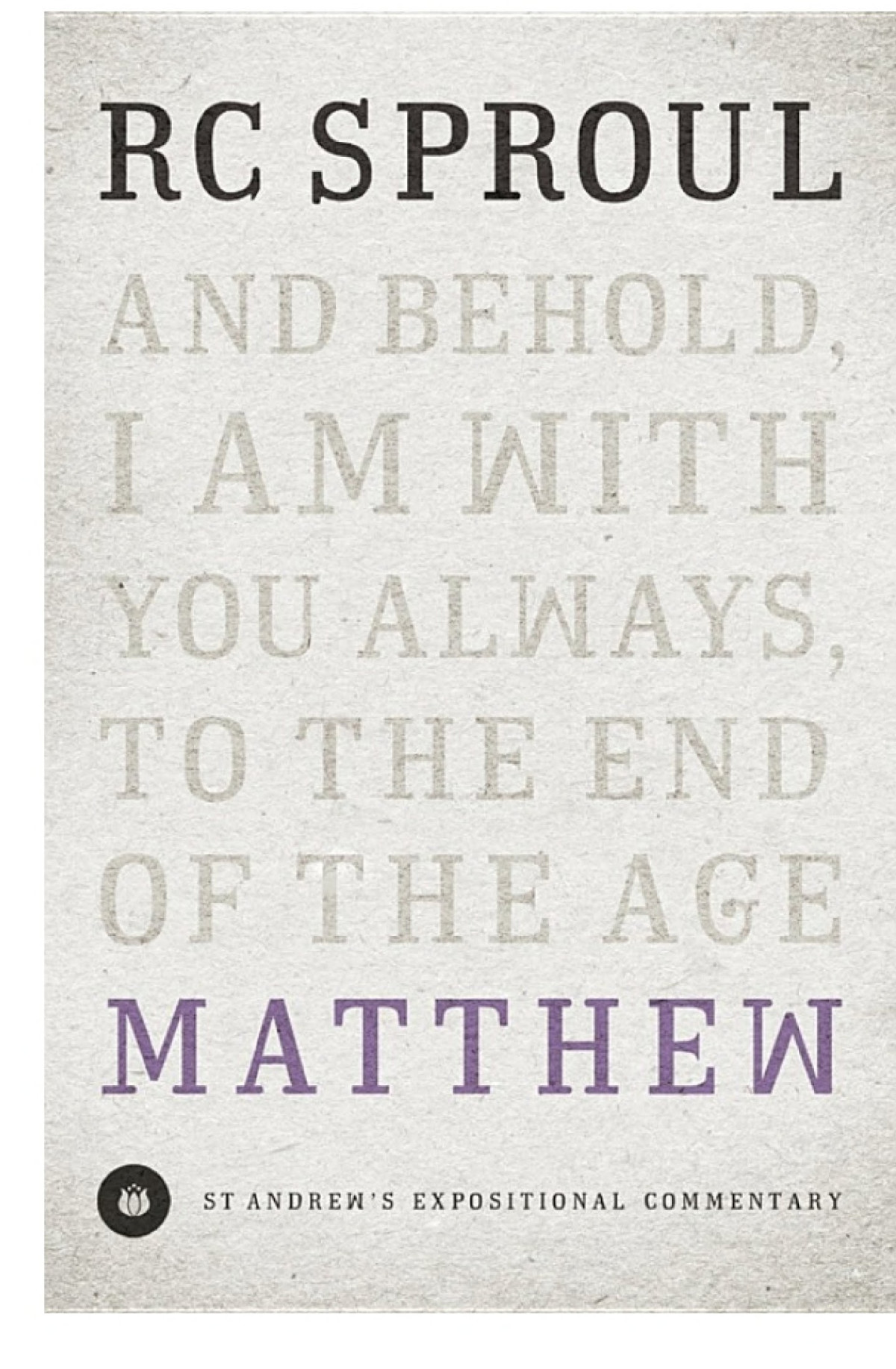 Matthew An Expositional Commentary Rc Sproul