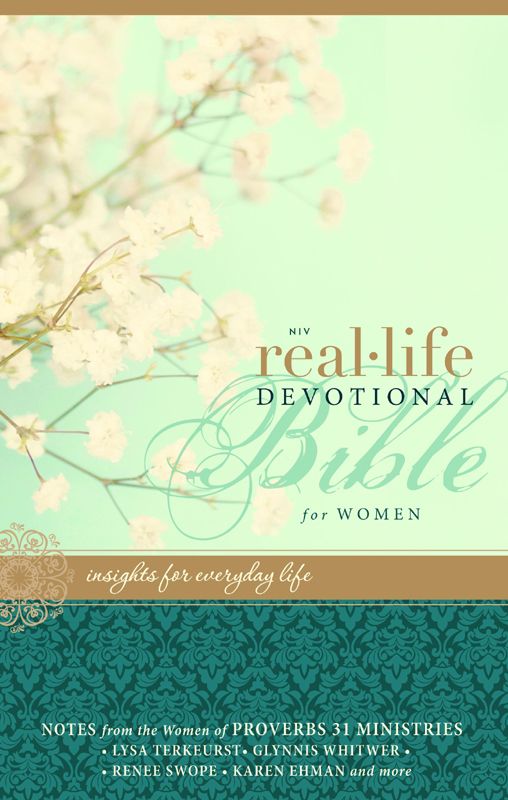 Niv Reallife Devotional Bible For Women Insights For Everyday Life Lysa Terkeurst Terkeurst