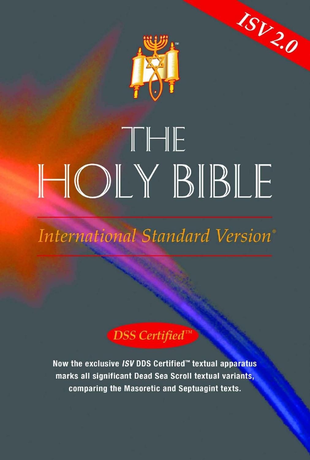 The Holy Bible International Standard Version The Isv Foundation Committee On Translation The Isv Foundation Committee On Translation