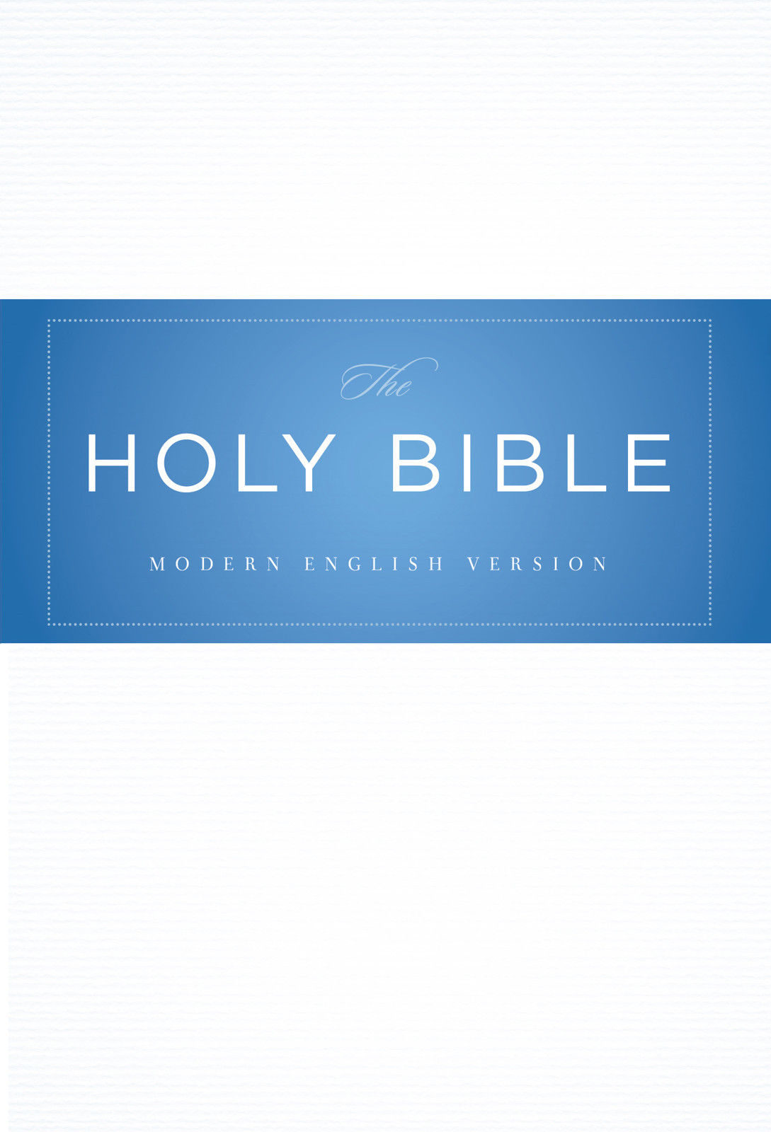 Thinline Reference Bible Modern English Version Modern English Version Mev Passio Faith Faith