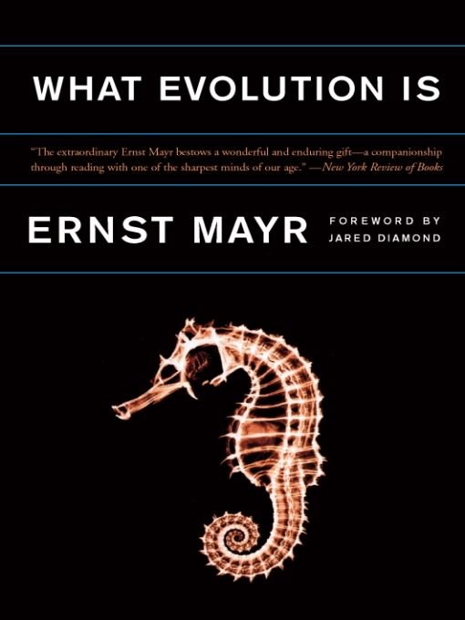 What Evolution Is Science Masters Series Ernst Mayr Mayr Ernst