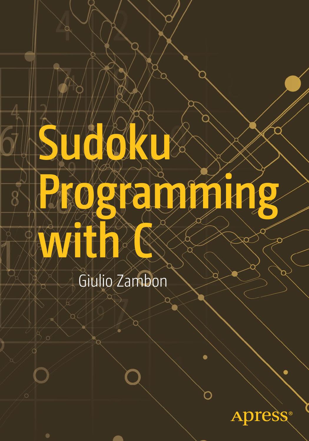 Sudoku Programming With C Giulio Zambon