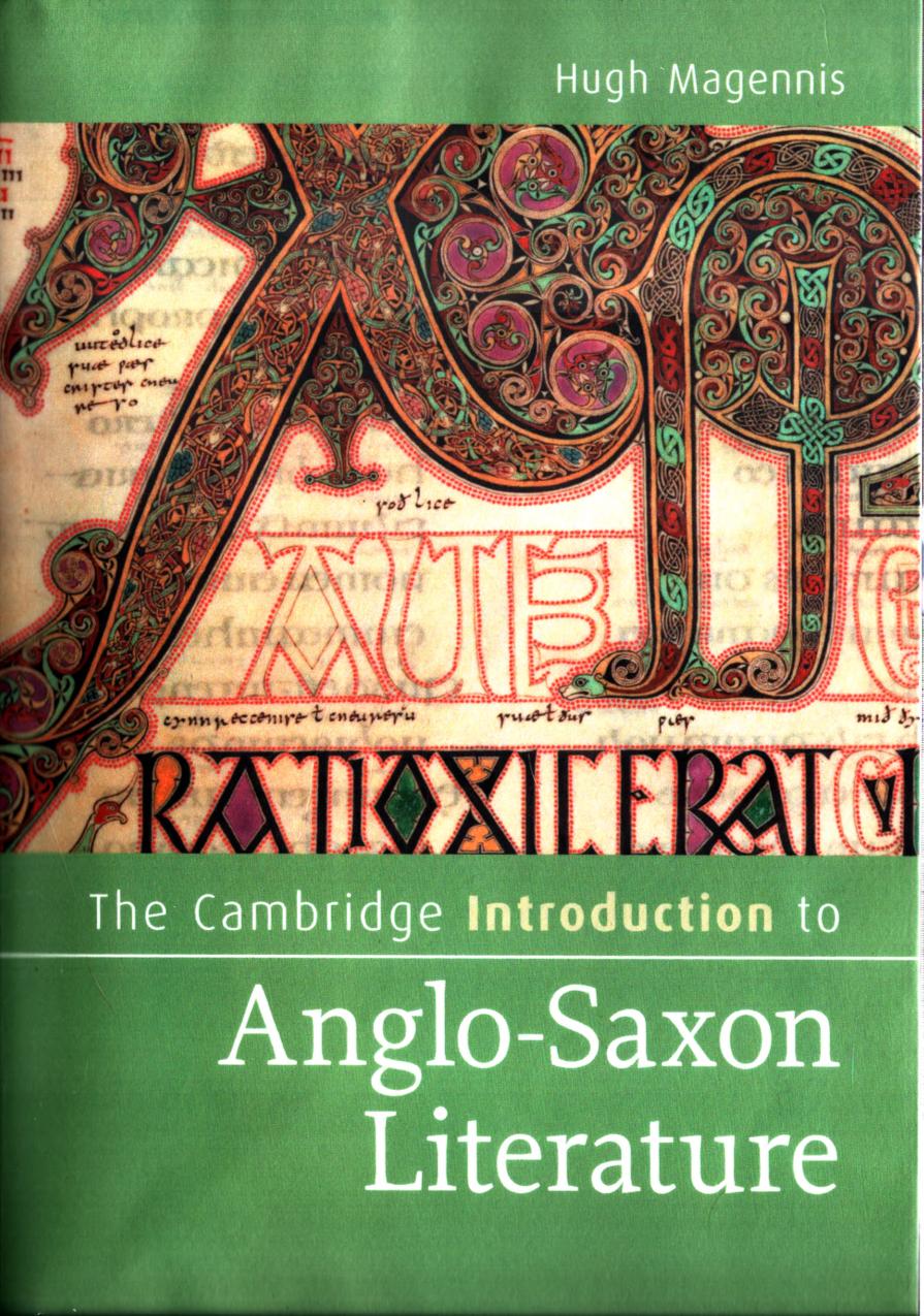 The Cambridge Introduction To Anglosaxon Literature Hugh Magennis