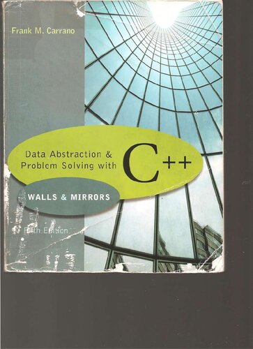 Data Abstraction Problem Solving With C Walls Mirrors 5th Edition Frank M Carrano