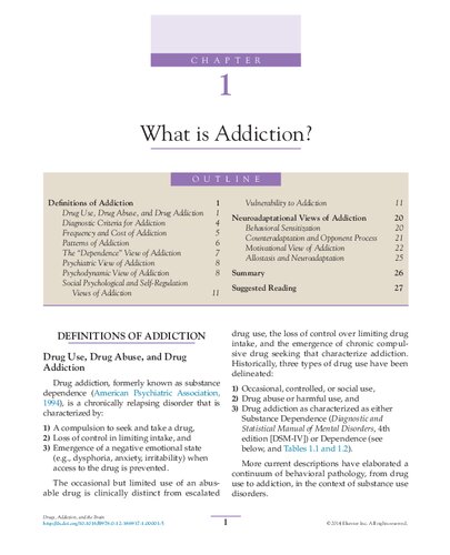 Drug Addiction And The Brain 1st Edition George F Koob Michael A Arends And Michel Le Moal