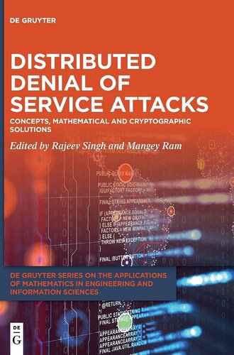 Distributed Denial Of Service Attacks Concepts Mathematical And Cryptographic Solutions Rajeev Singh