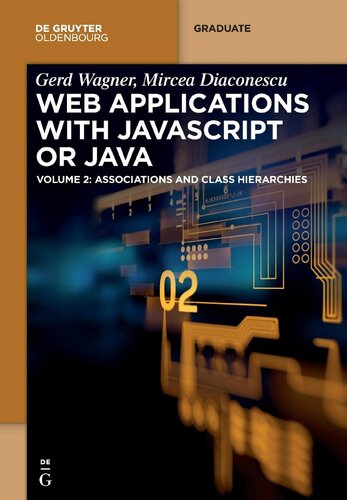 Web Applications With Javascript Or Java De Gruyter Textbook 1st Edition Gerd Wagner