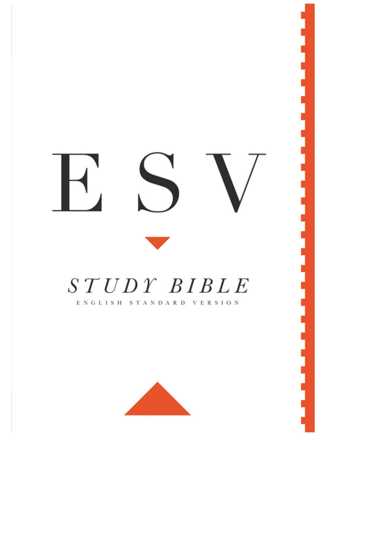 Esv Study Bible Indexed Crossway Bibles Bibles Crossway