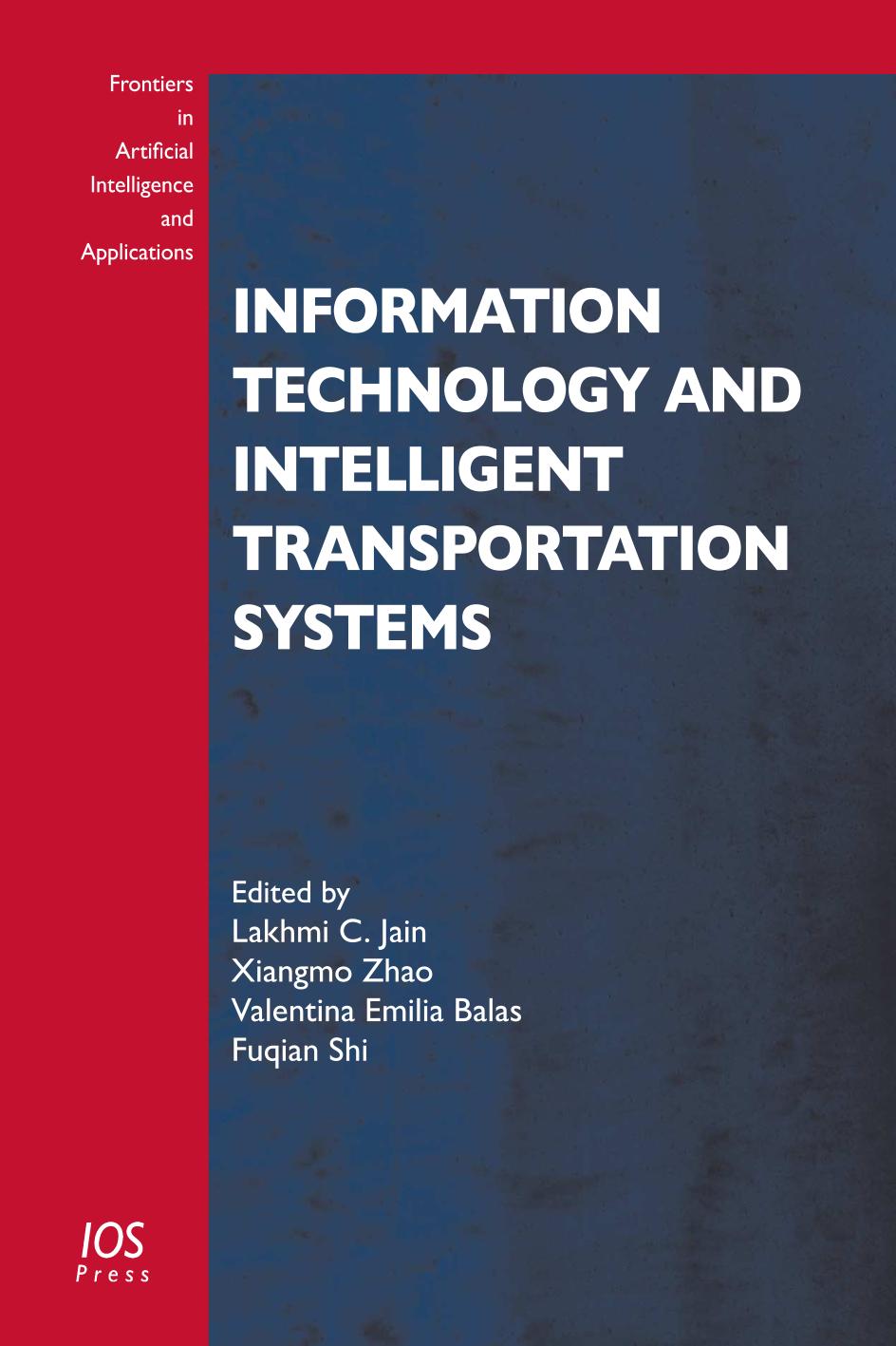 Information Technology And Intelligent Transportation Systems L C Jain