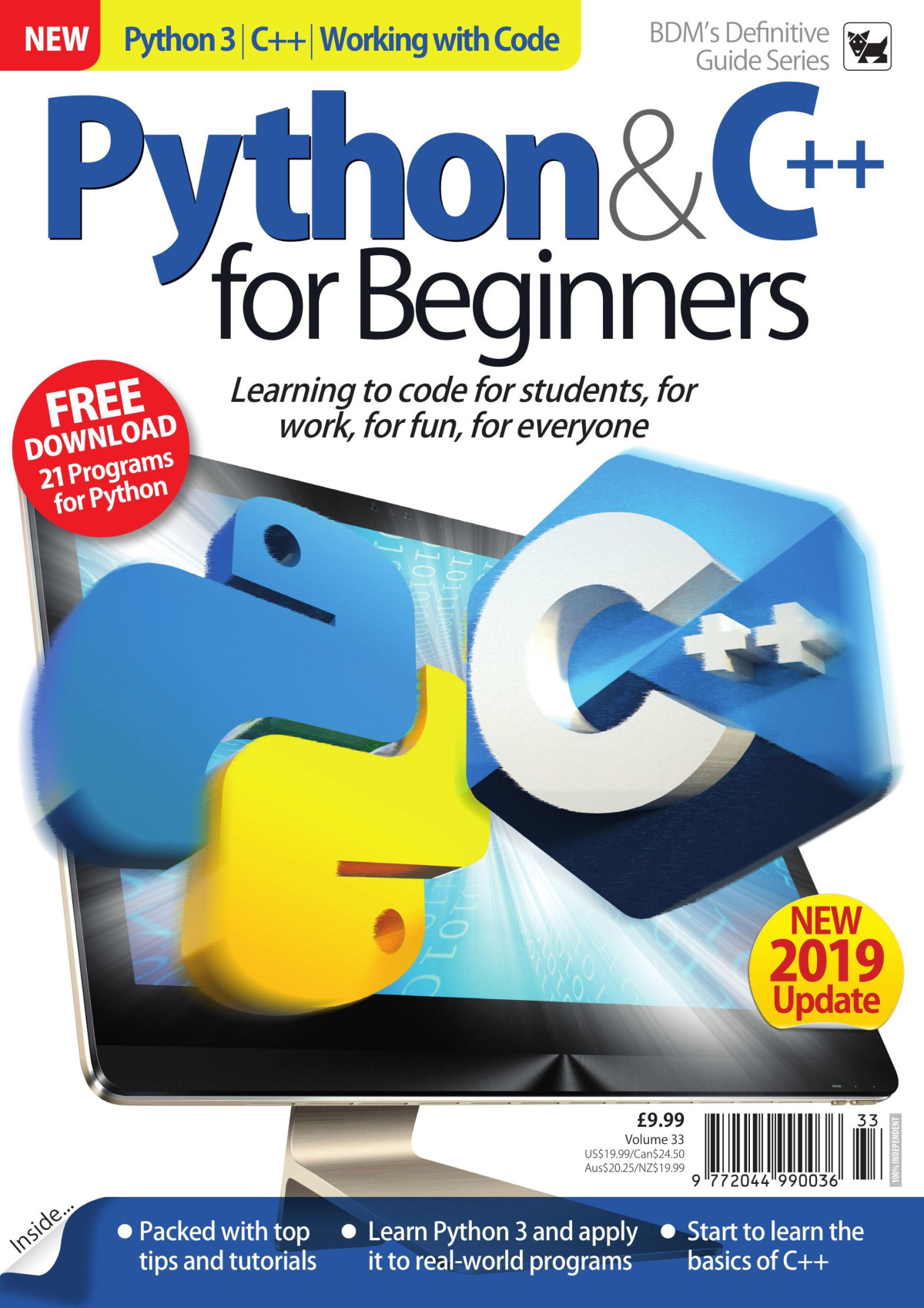 Python C For Beginners Black Dog Media