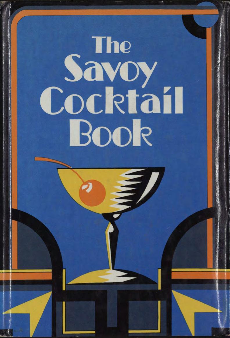 The Savoy Cocktail Book Harry Craddock