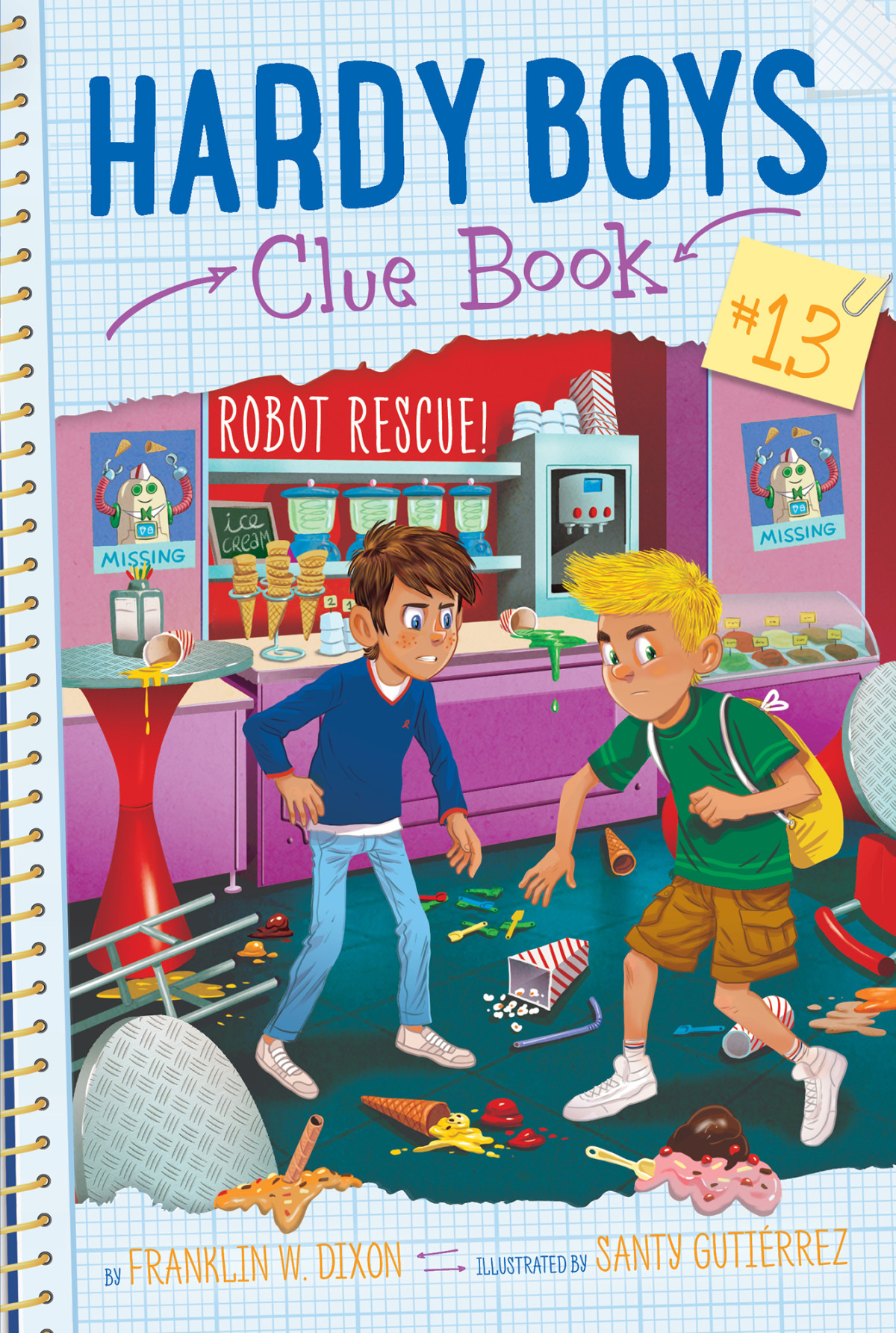 Hardy Boys Clue Book 13 Robot Rescue Franklin W Dixon