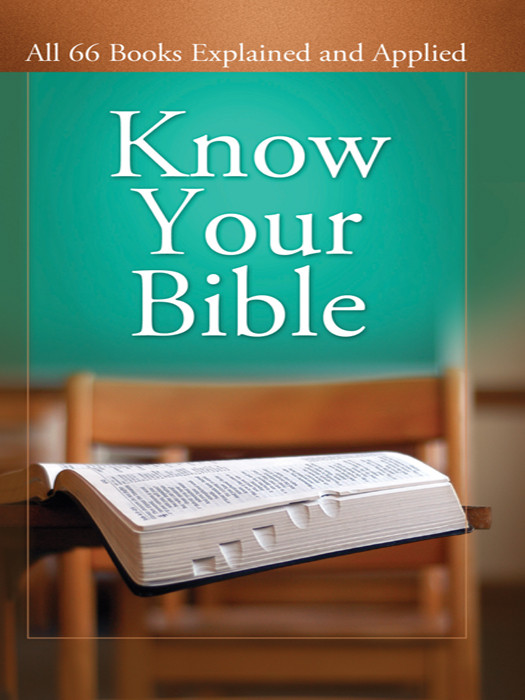 Know Your Bible Paul Kent