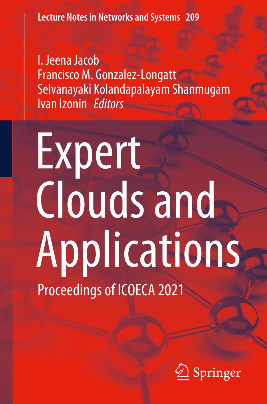 Expert Clouds And Applications Proceedings Of Icoeca 2021 1st Edition I Jeena Jacob