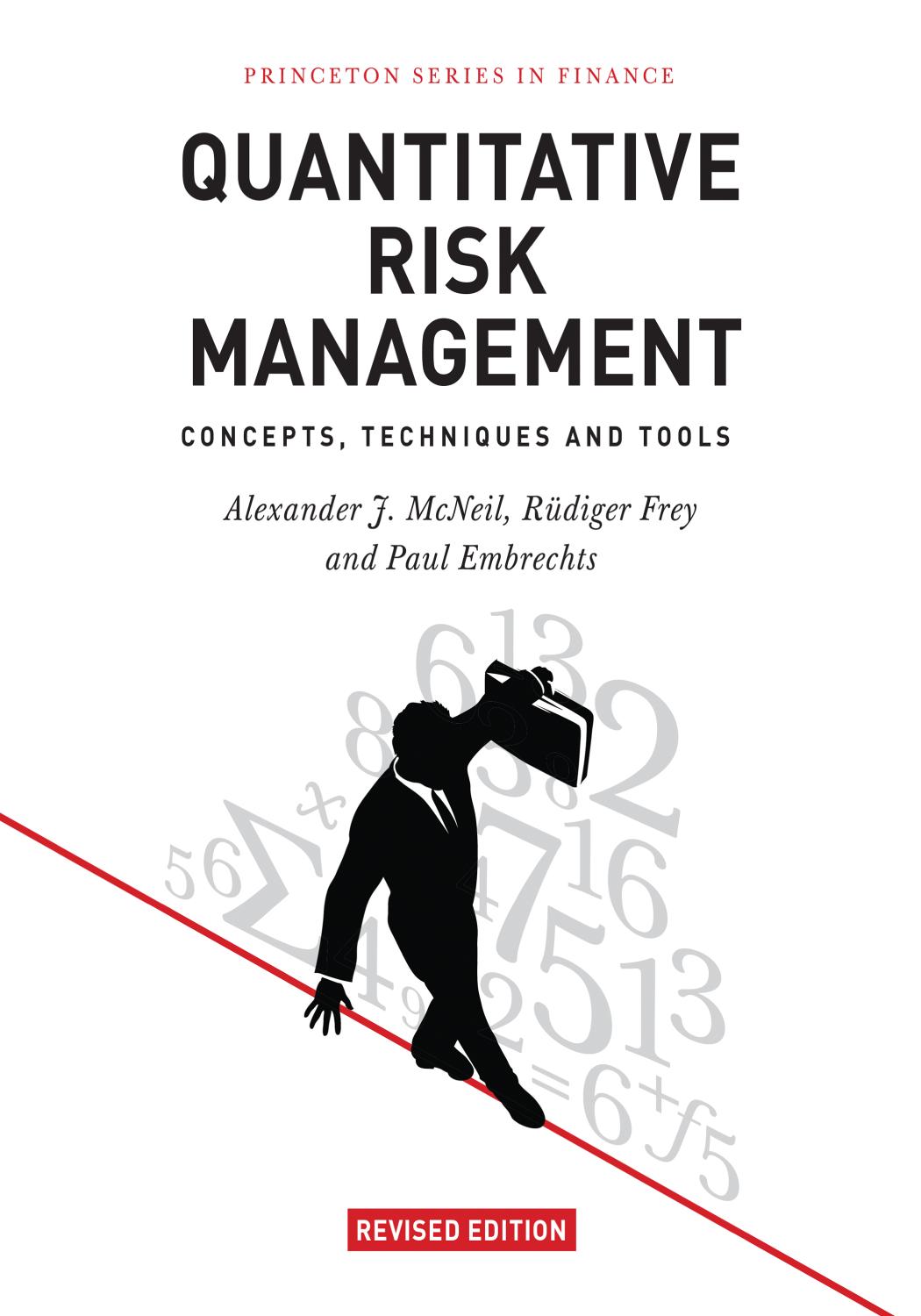 Quantitative Risk Management Concepts Techniques And Tools Revised Alexander J Mcneil