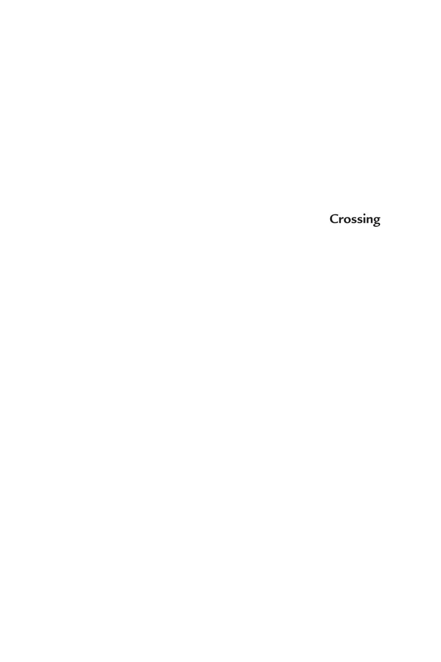 Crossing How We Label And React To People On The Move Rebecca Hamlin