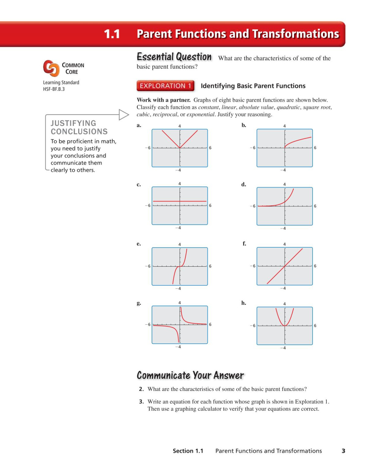 Big Ideas Math Algebra 2 Common Core Student Edition 2015 1st Edition Ron Larson