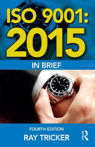 Iso 90012015 In Brief 4th Edition Ray Tricker