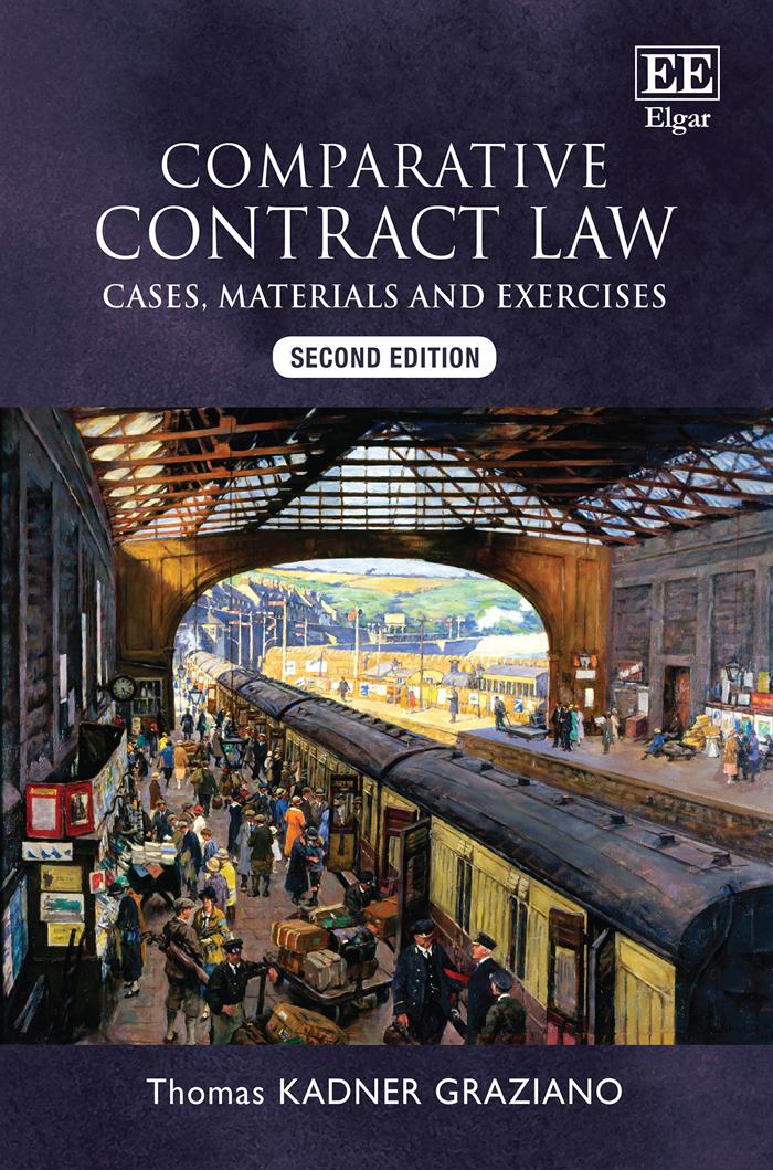 Comparative Contract Law Cases Materials And Exercises 2nd Edition Thomas Kadner Graziano