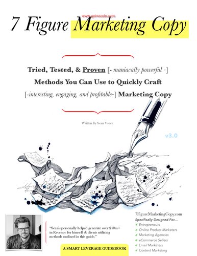 7 Figure Marketing Copy 30 Latest Edition Seancocopy Sean Vosler