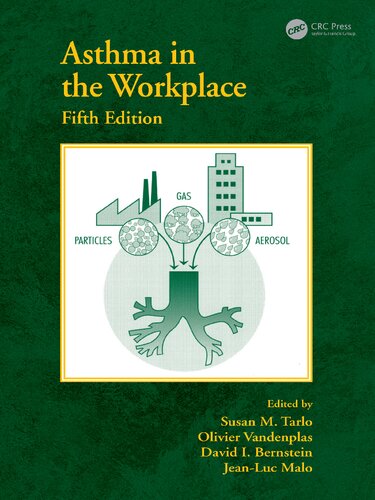 Asthma In The Workplace 5th Edition Susan M Tarlo Olivier Vandenplas