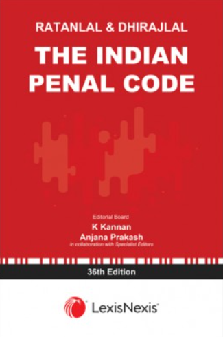Ratanlal Dhirajlal Indian Penal Code 36th Ed 36th Ratanlal Dhirajlal
