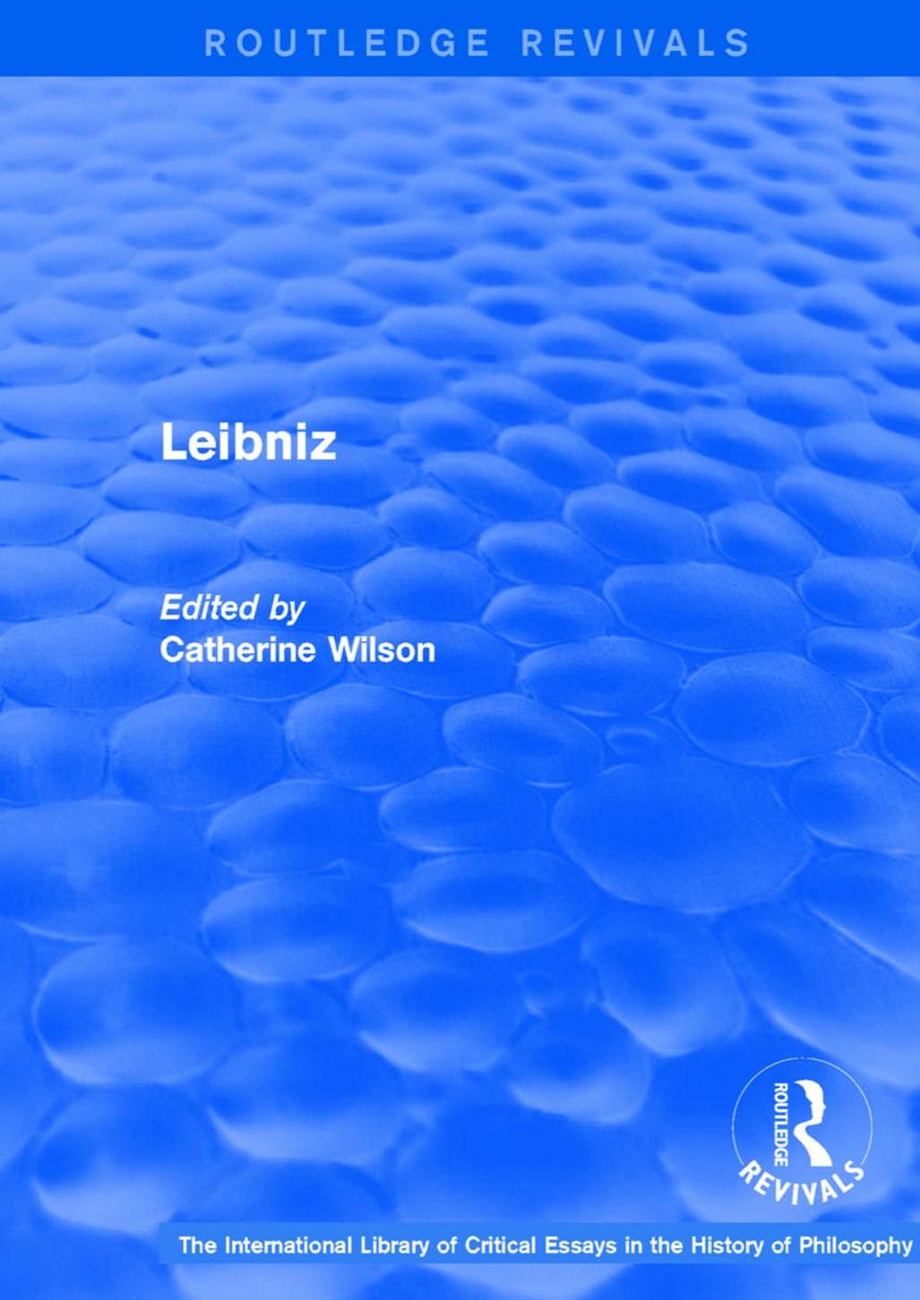 Leibniz 2001 Catherine Wilson Editor