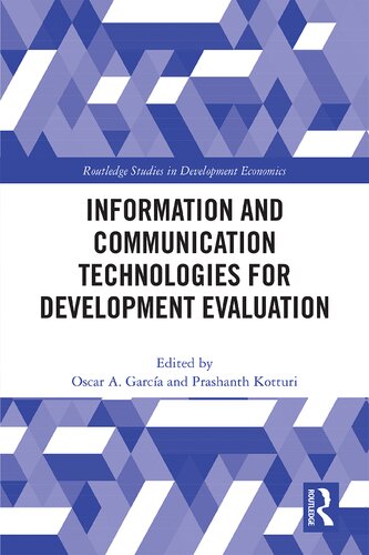 Information And Communication Technologies For Development Evaluation Oscar A Garca And Prashanth Kotturi