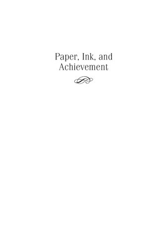 Paper Ink And Achievement Gabriel Hornstein And The Revival Of Eighteenthcentury Scholarship Kevin L Cope Cedric D Reverand Ii James E May Leah Orr J T Scanlan Susan Spencer Linda V Troost Manuel Schonhorn Brett C Mcinelly David Venturo Philip Smallwood
