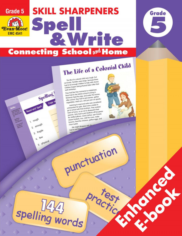 Skill Sharpeners Spell And Write Grade 5 Christine Hood