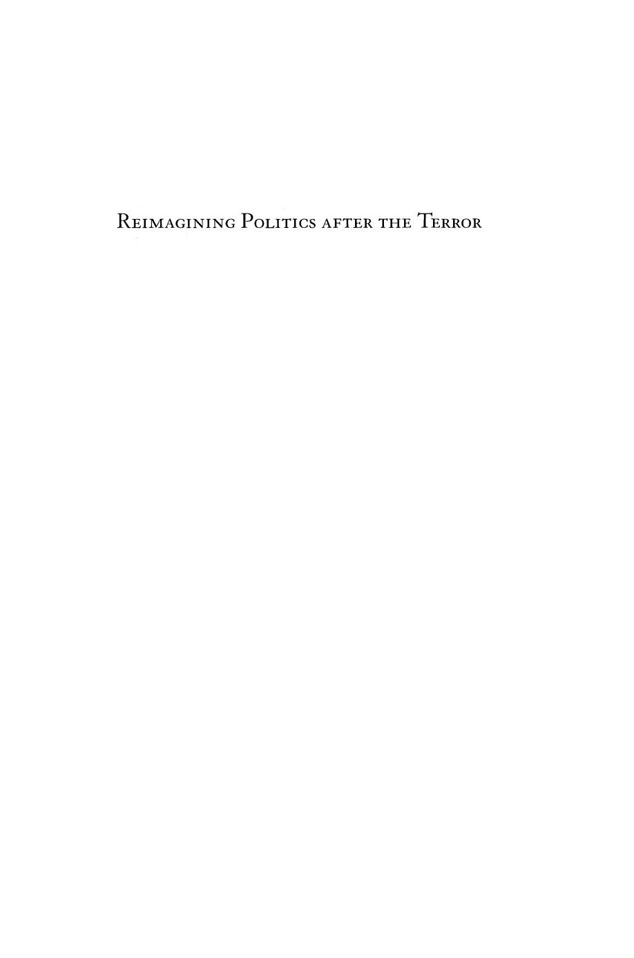 Reimagining Politics After The Terror The Republican Origins Of French Liberalism Andrew Jainchill