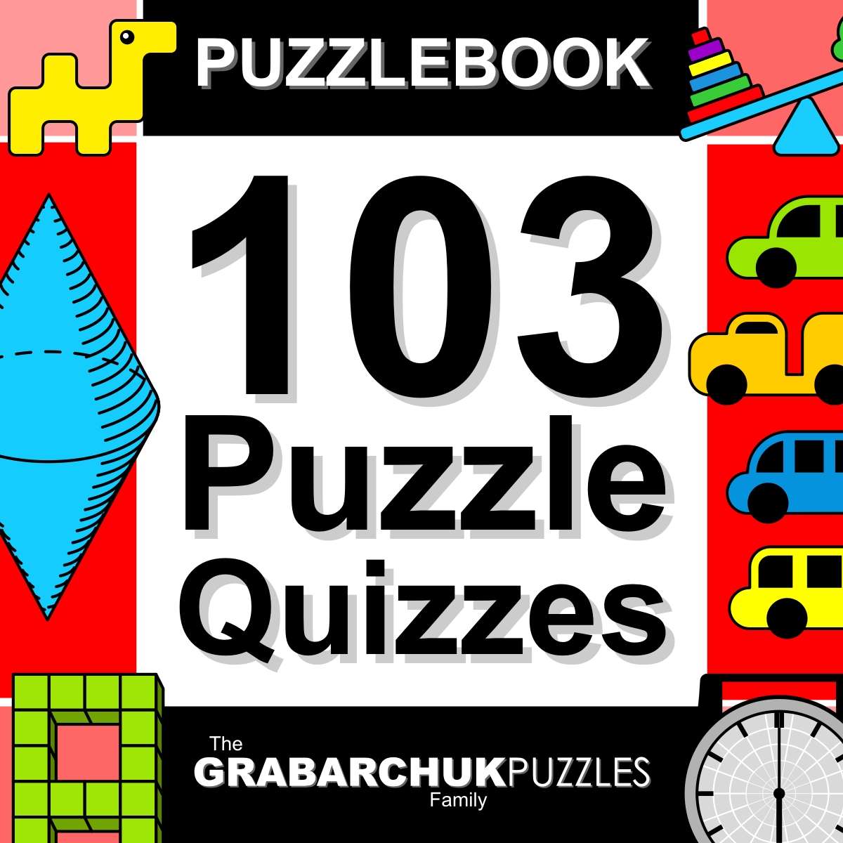 103 Puzzle Quizzes Interactive Puzzlebook For Ereaders The Grabarchuk Family