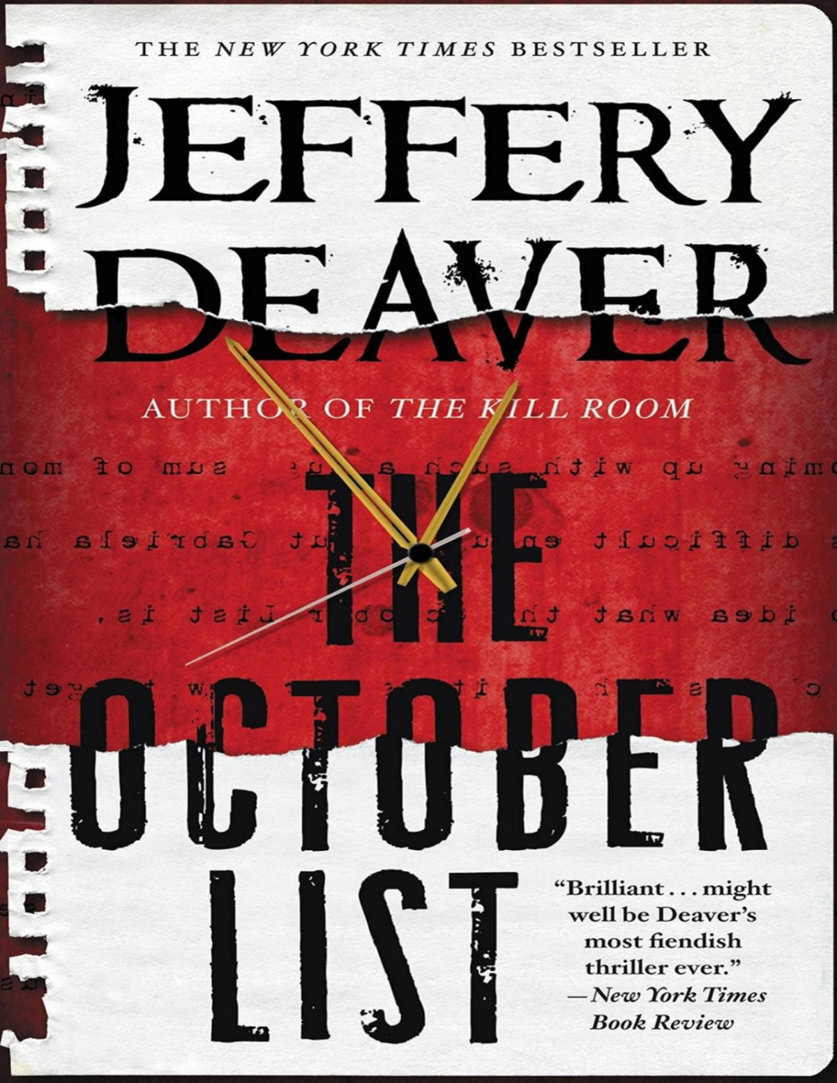 The October List Jeffery Deaver