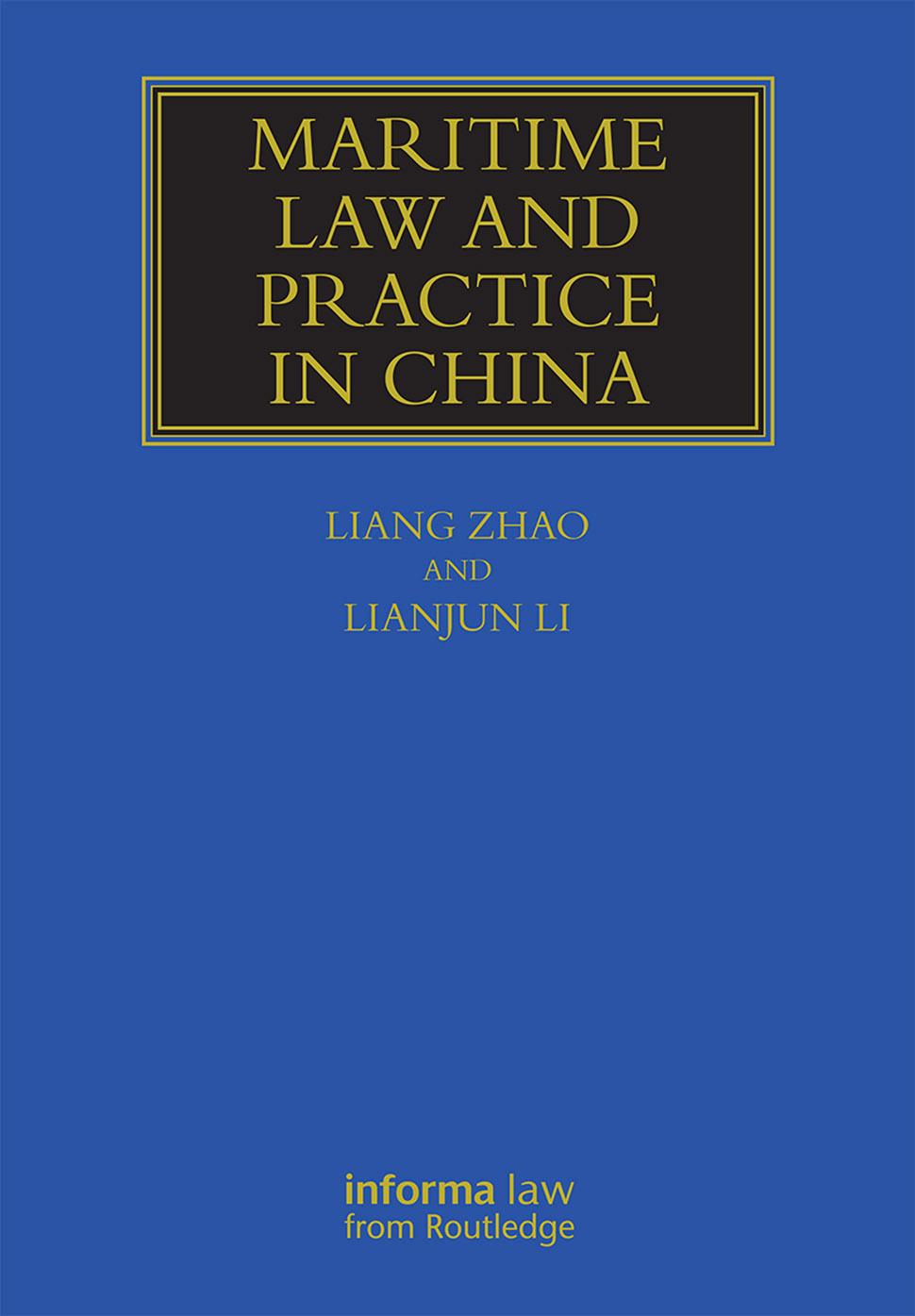 Maritime Law And Practice In China Liang Zhao Lianjun Li